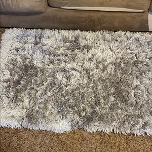 Small grey rug